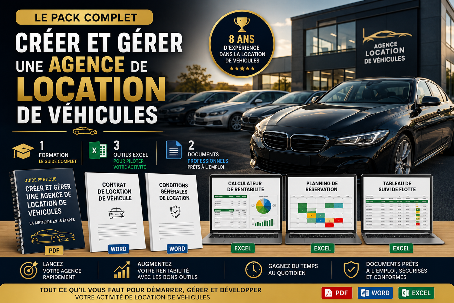 Formation pour créer et gérer une agence de location de véhicules - Expert Location Auto