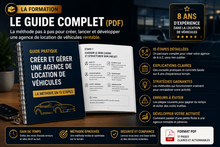 Guide PDF en 15 étapes pour créer une agence de location de véhicules